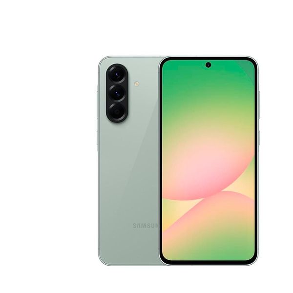 Smartphone Samsung Galaxy A56 5G Verde 128GB 8GB RAM, Câmera Tripla até 50MP, Tela Super AMOLED 6.7, IP67, NFC, Vídeo HDR e Recursos AI
