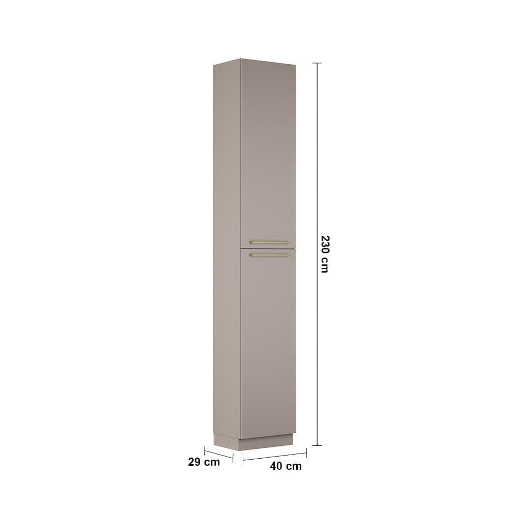 Paneleiro Itatiaia Essence com 2 Portas e 6 Prateleiras Fendi