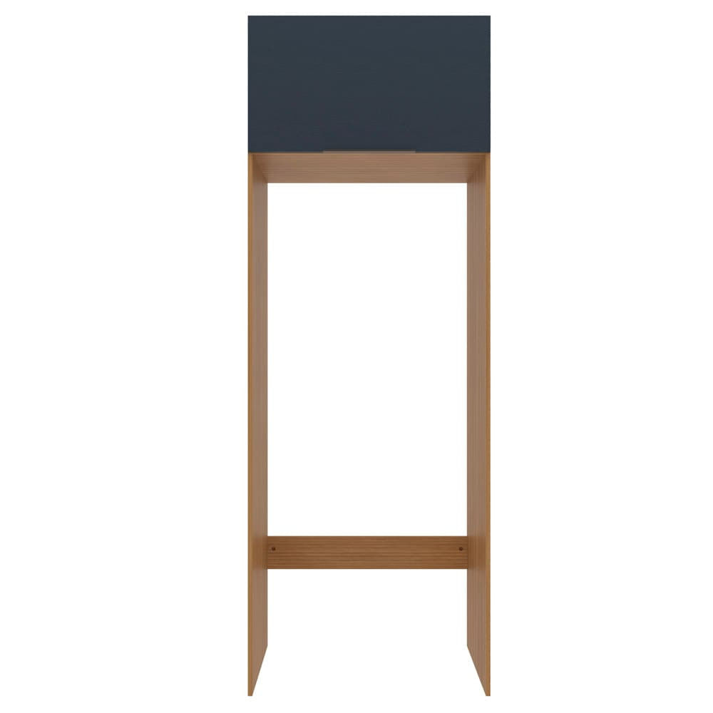 Armário de Geladeira Bartira Cristal MDP 15mm com 1 Porta e Lateral - 80cm de largura - Lâmina Mel Lâmina Mel