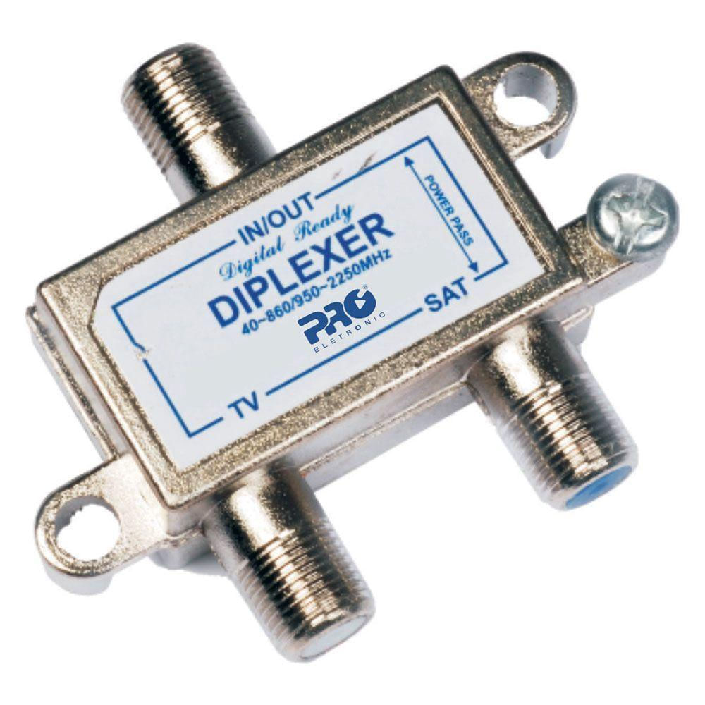 Diplexer Proeletronic Pqdi-6500 Vhf E Uhf+satelite Com
