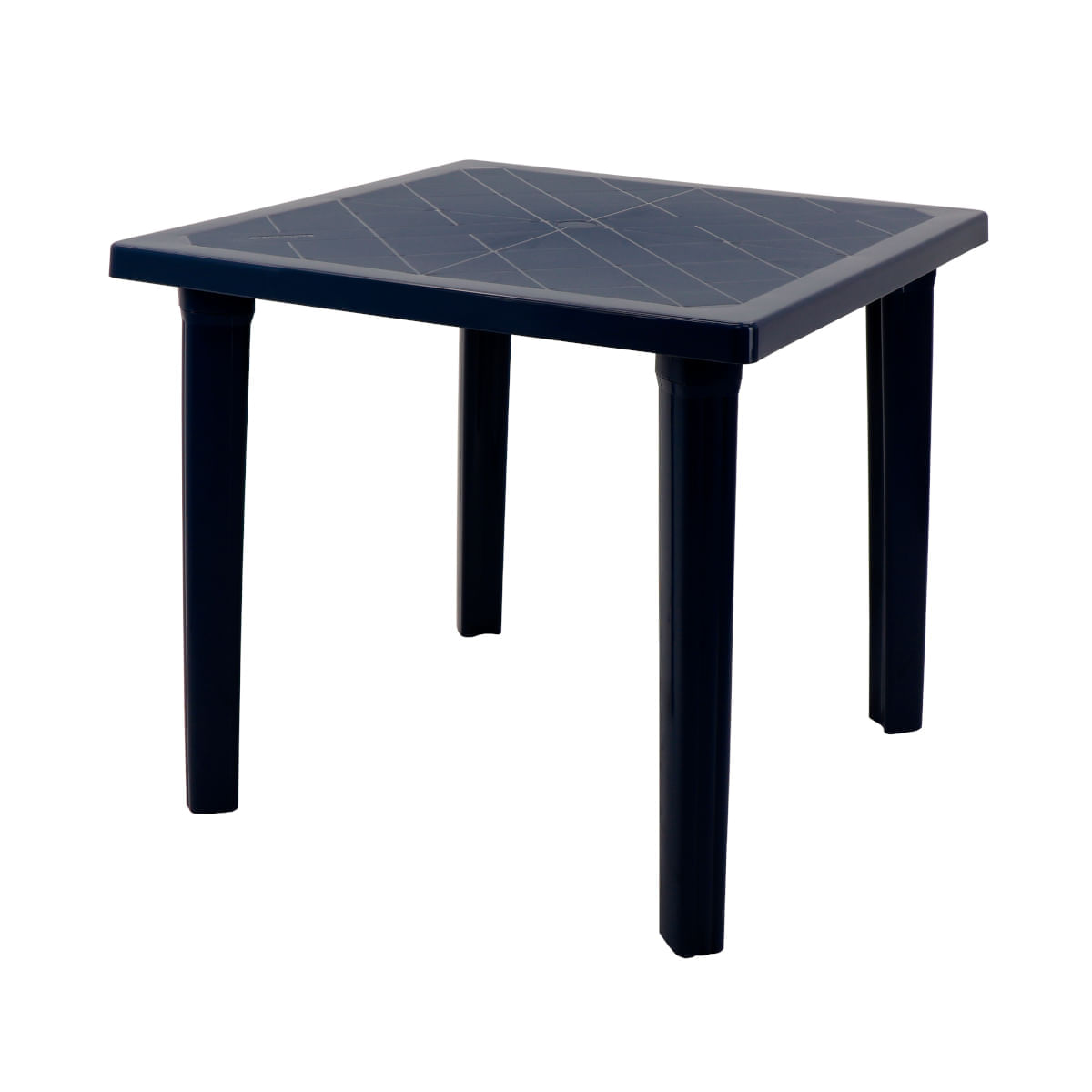 Mesa Tramontina Sancho 80x80 cm em Polipropileno Azul Navy