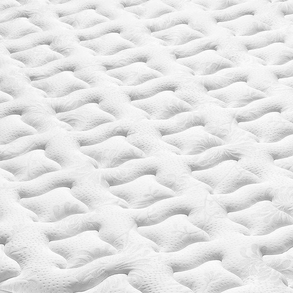 Cama Box Solteiro AmericanFlex Topázio Gel com Pillow Top e Molas Ensacadas 30x88x188 cm Branco