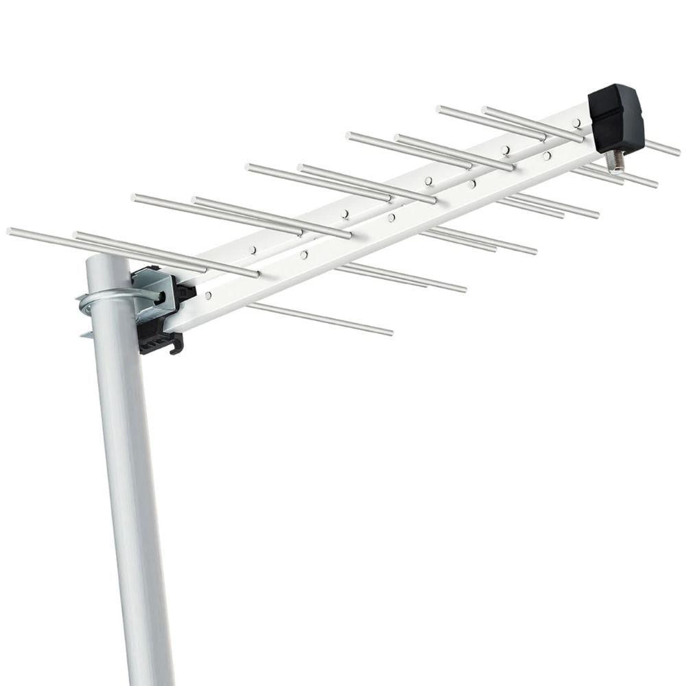 Antena Digital Externa Log Para Tv Hdtv-uhf-4k 12dbi 20 Ele
