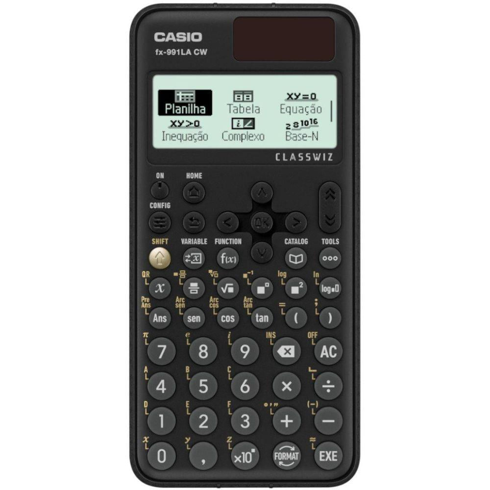 Calculadora Cientifica 12 Dígitos Preta - Fx-991lacw-w4-dt