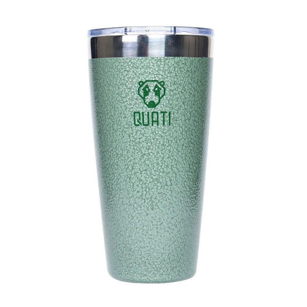 Copo Termico Quati Com Tampa 473ml Verde V2 - Cv2st473ml