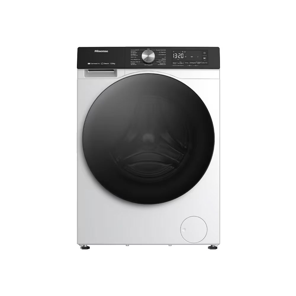 Lava e Seca Hisense Steam WD3S13 Inverter com Wi-Fi, 13 Programas de Lavagem e 3 de Secagem - 13kg/8kg