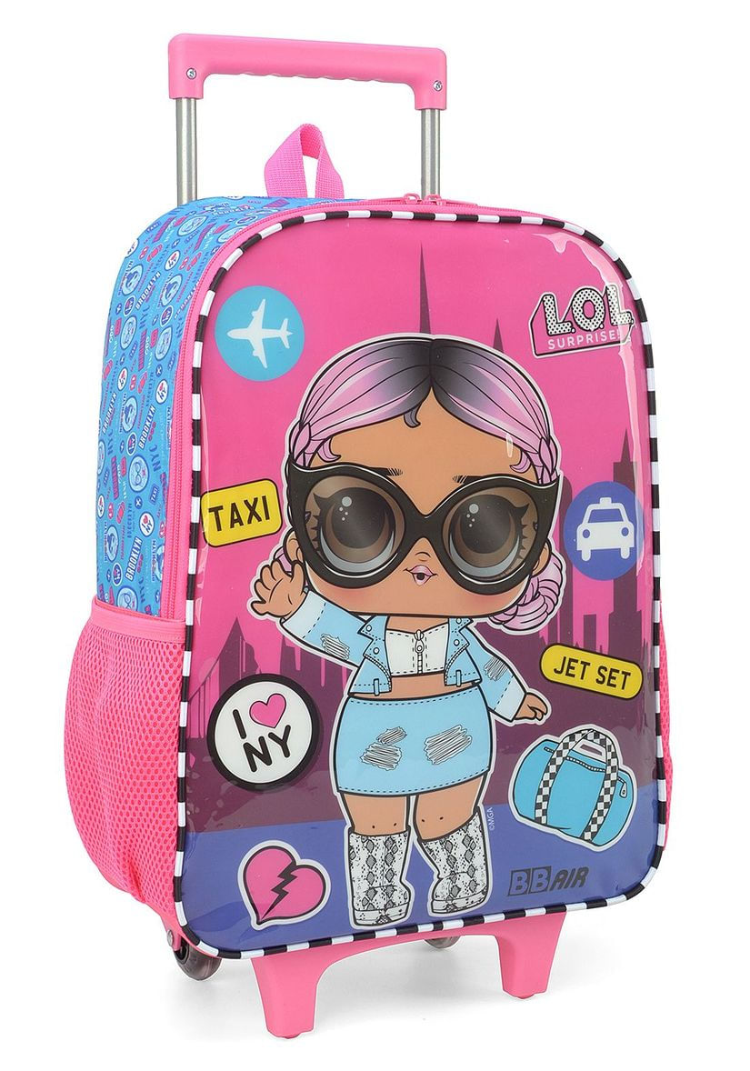 Mochila de Rodinha Feminina Boneca LOL Luxcel Ref.37972