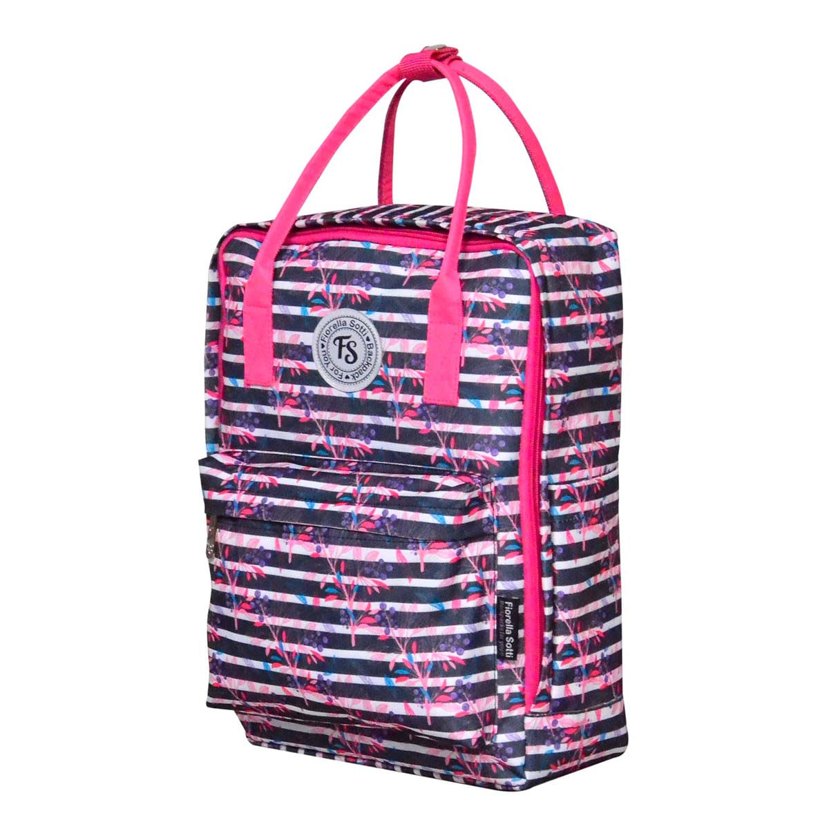 Mochila de Costas Feminina Colorida Quadrada Wincy Ref.30691