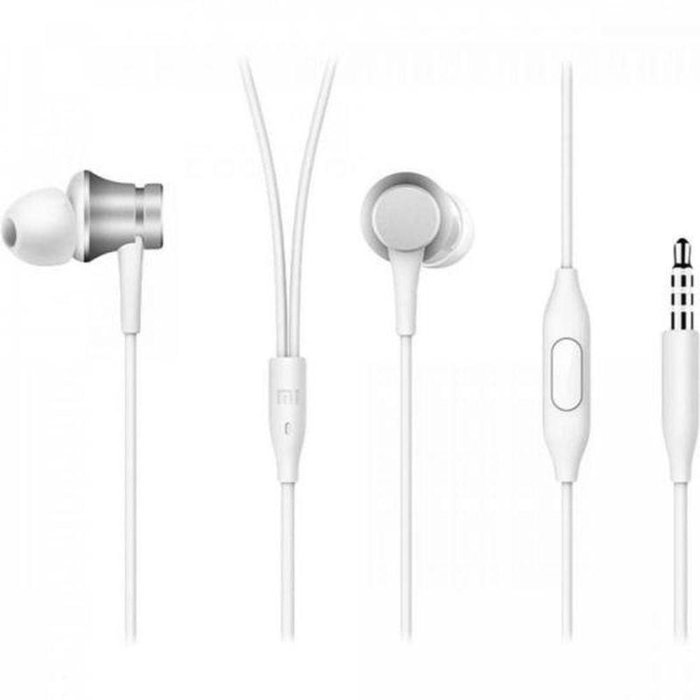 Fone De Ouvido Xiaomi Mi Basic Intra-auricular Com Fio Prata