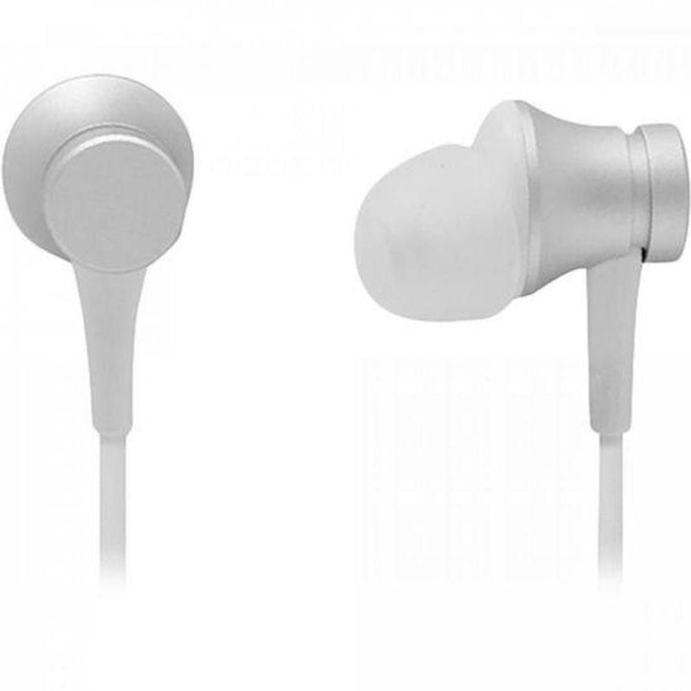 Fone De Ouvido Xiaomi Mi Basic Intra-auricular Com Fio Prata