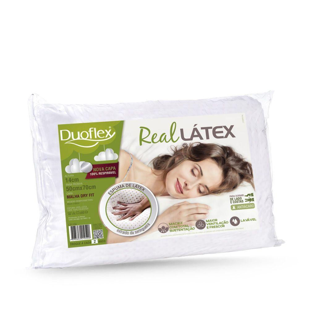 Travesseiro Real Látex Duoflex