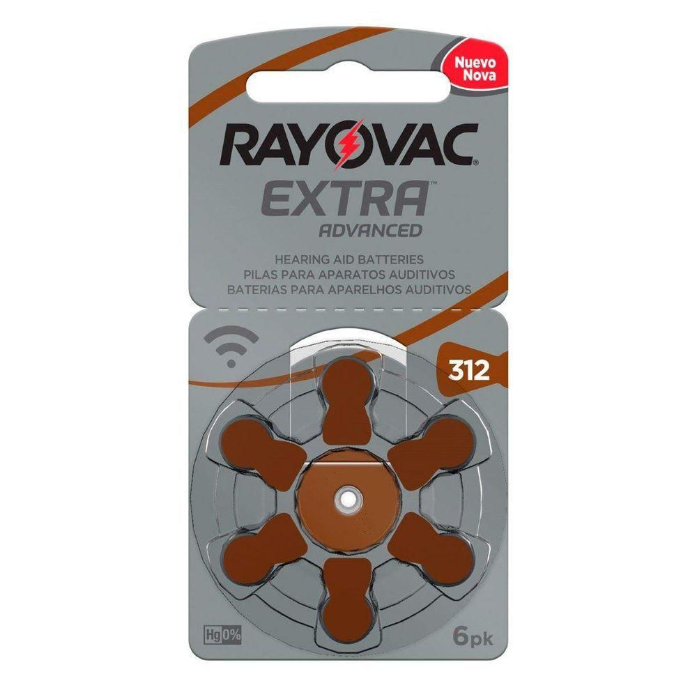 Bateria Auditiva 312 Com 6 312aux-6xebra