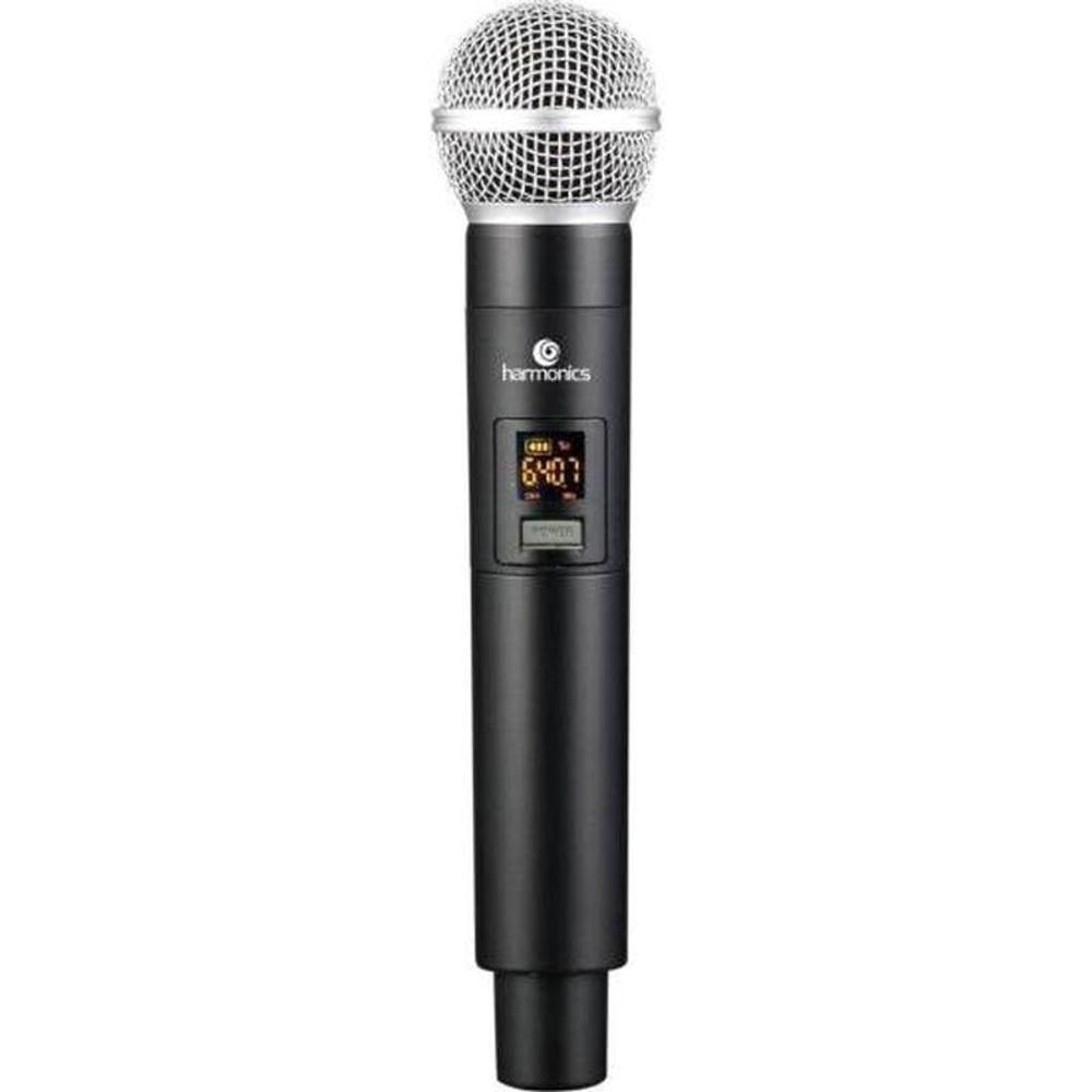Microfone Sem Fio Harmonics Hsf-200 Simples