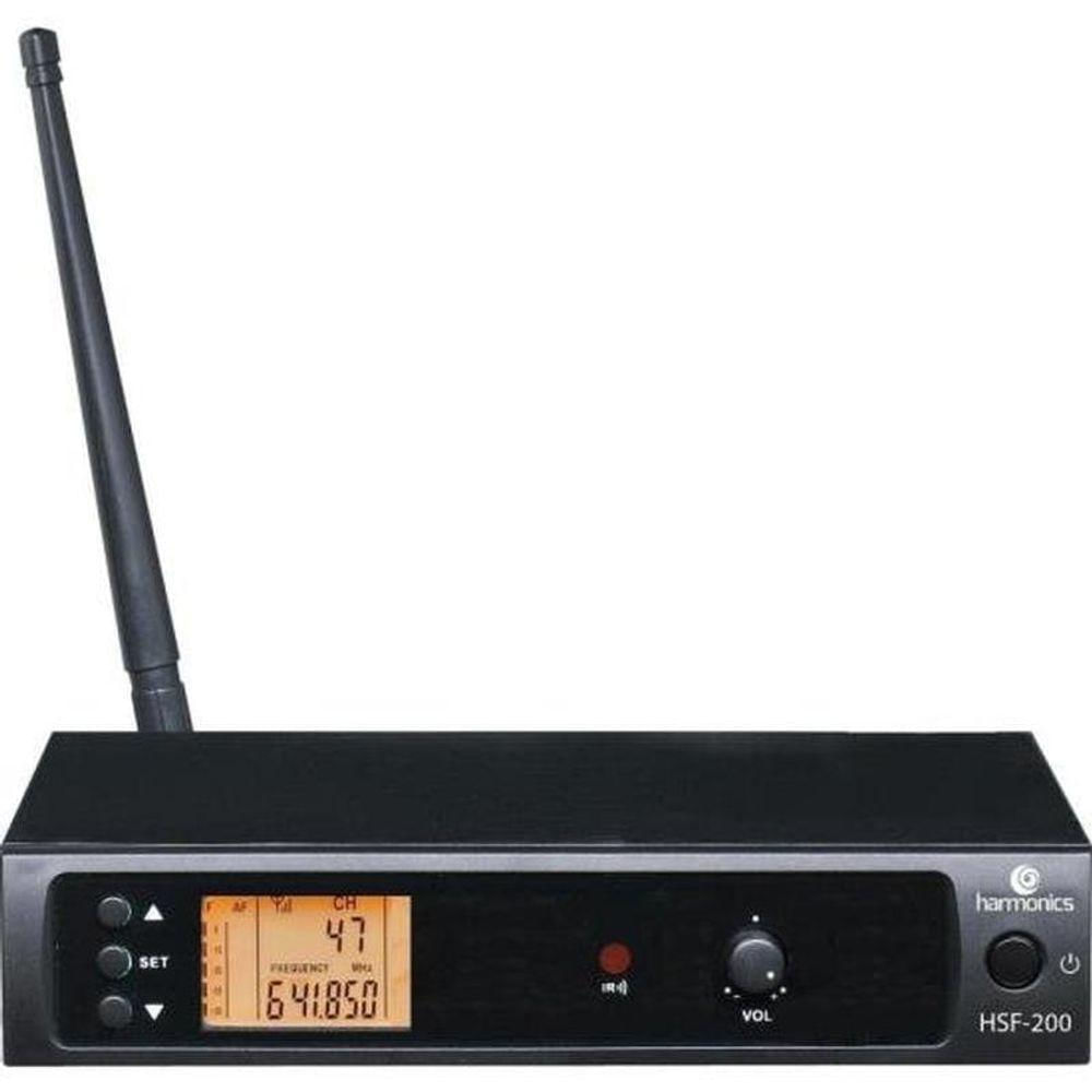 Microfone Sem Fio Harmonics Hsf-200 Simples