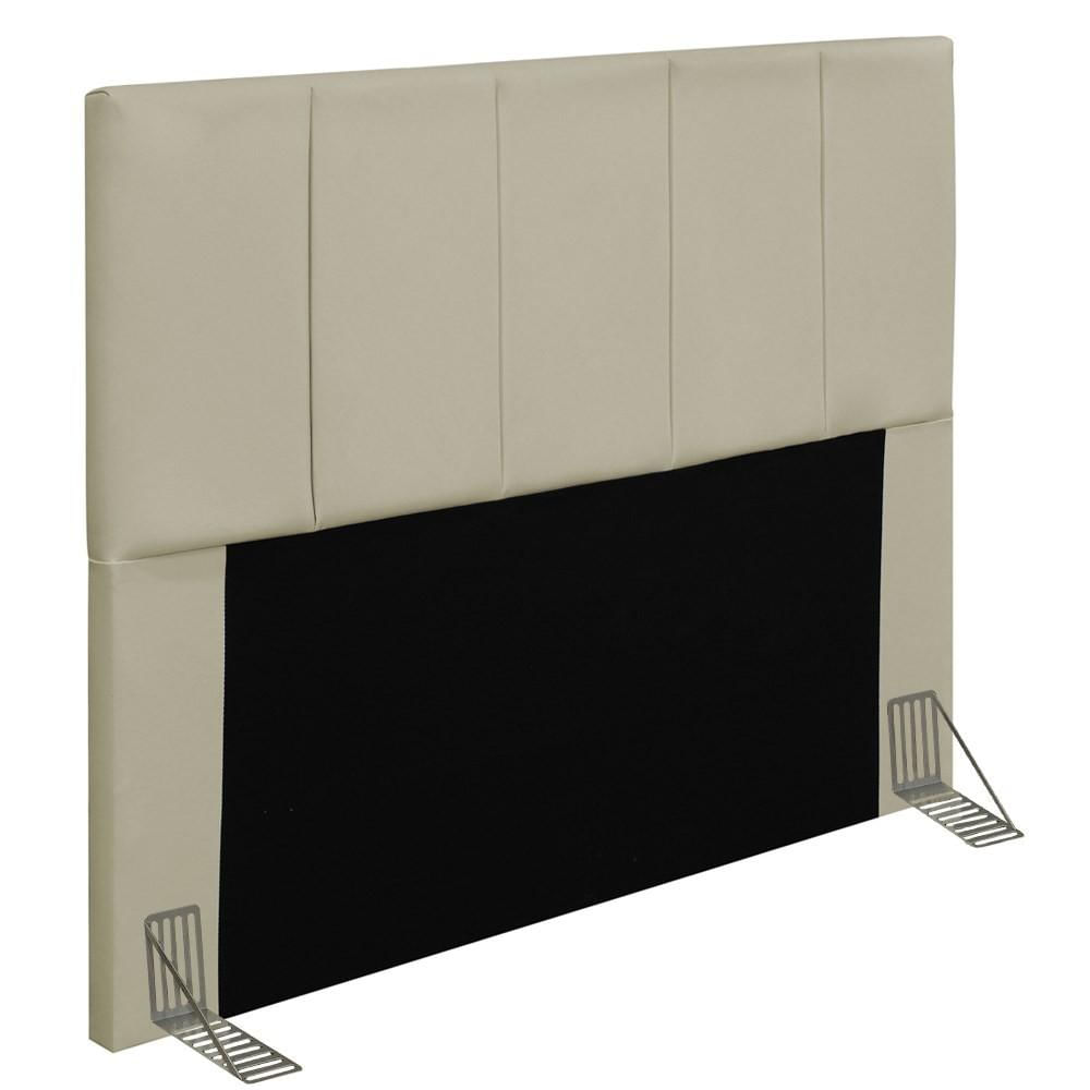 Cabeceira Cama Box Casal Queen 160cm Pérola W01 Corano Bege - Mpozenato
