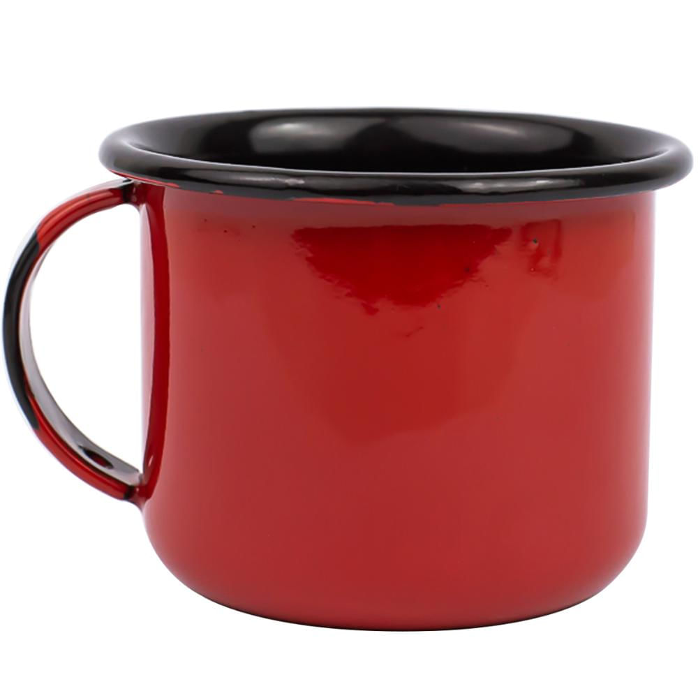 Mini Caneca Esmaltada Com Alça 90ml Xícara Em Ágata Para Café Esmaltados Silva