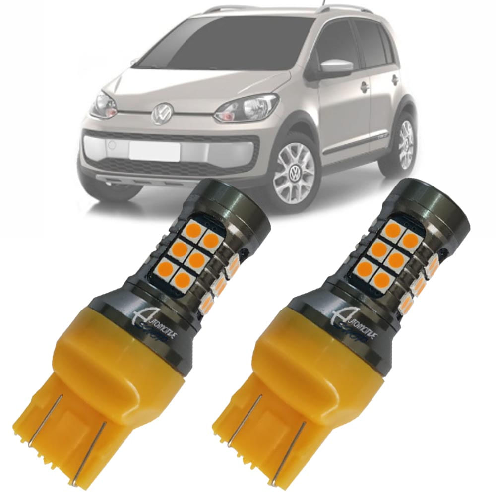 Lâmpada T20 Dois Polos 27 Leds Projecto UP TSI DRL Ambar Par