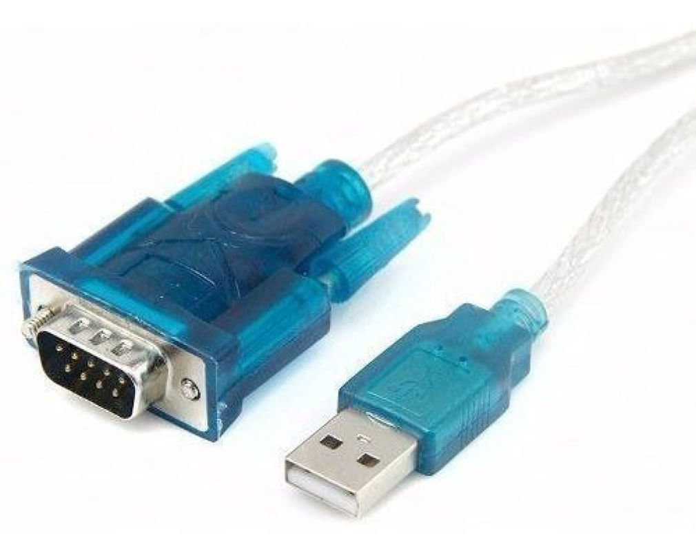 Cabo Conversor Usb 2.0 Serial Rs232 Db9 9 Pinos Adaptador Cinza