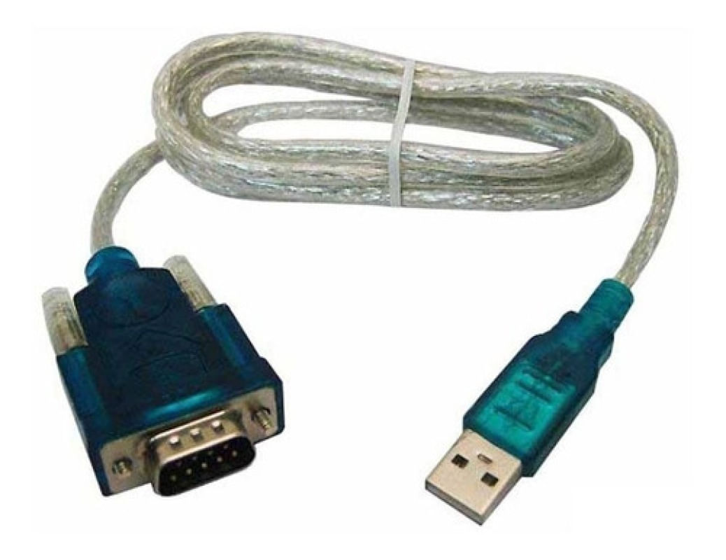 Cabo Conversor Usb 2.0 Serial Rs232 Db9 9 Pinos Adaptador Cinza