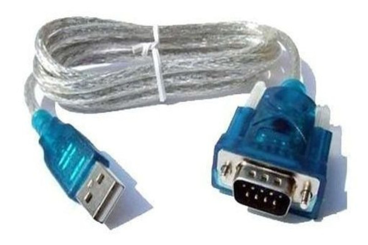 Cabo Conversor Usb 2.0 Serial Rs232 Db9 9 Pinos Adaptador Cinza