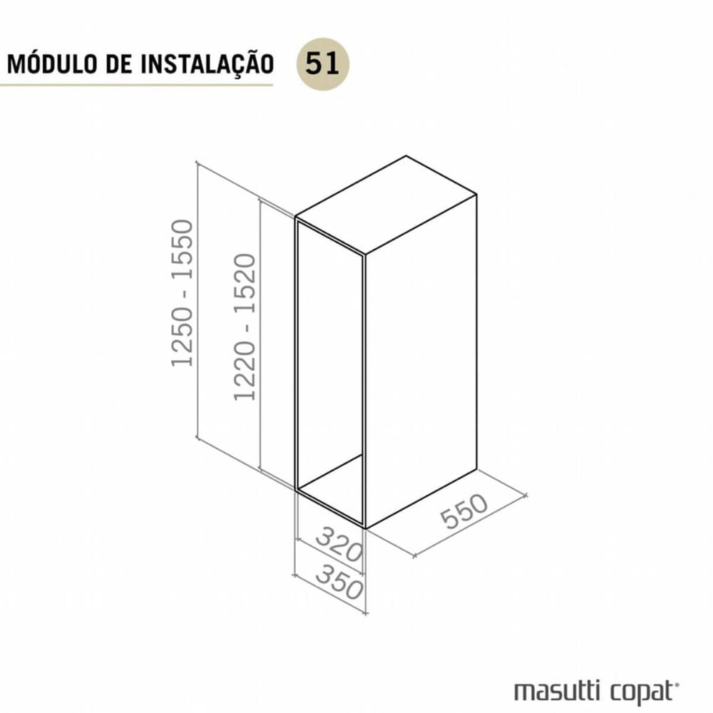 Coluna Deslizante Masutti Alta 152cm 4 Bandejas Ajustáveis Gaveteiro Organizador Cozinha Cinza