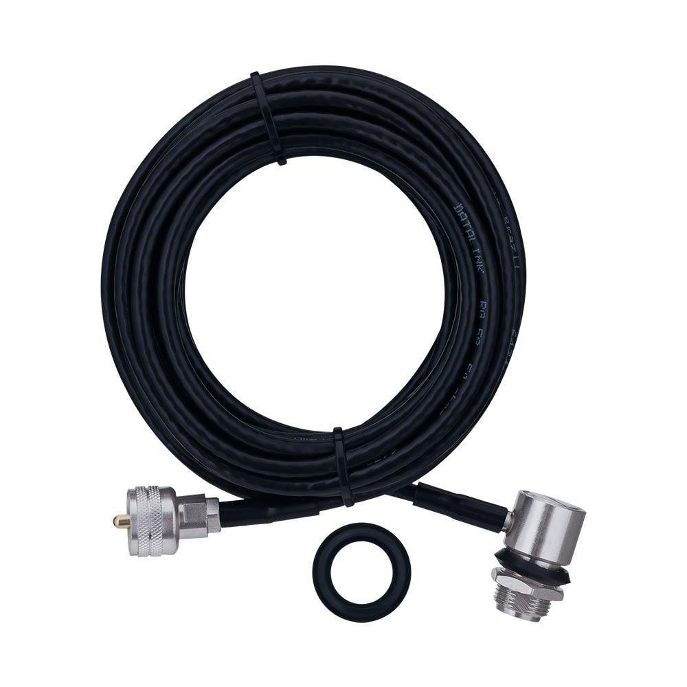 Cabo Medio Aquario M-802k 5,5m E Conector Uhf Rg-058
