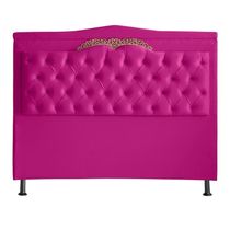 Cabeceira De Cama Box Madri Casal 140 Cm Rosa Pink Do Lar Móveis E Decoração