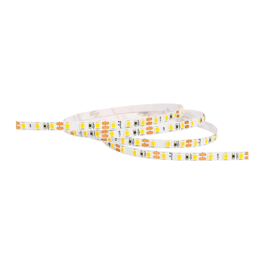 Fita de Led Astraled com 5 Metros Alto IRC 97 6W 12V