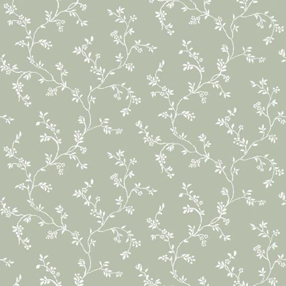 Papel De Parede Happy Floral Verde 12355