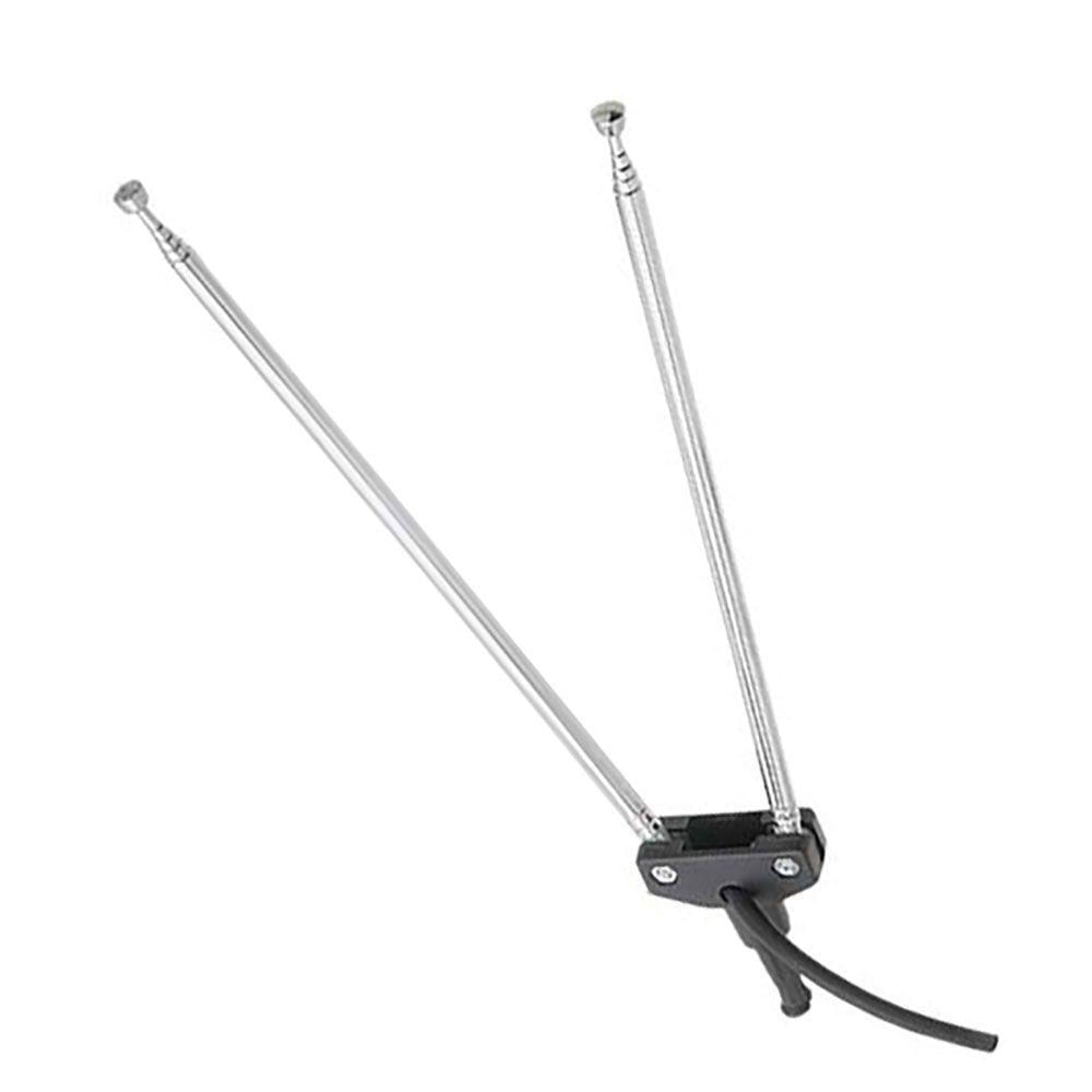 Antena Telescopica Para Tv Dupla 5 Estagios Cabo Fita 1...