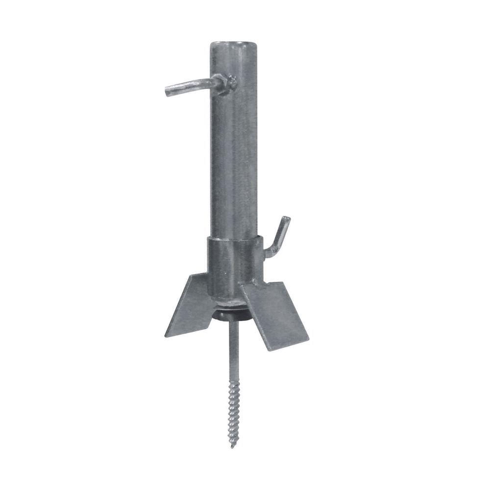 Suporte Antena 10-a Telha Brasilit 32mm Tubo 3- 4 Prata