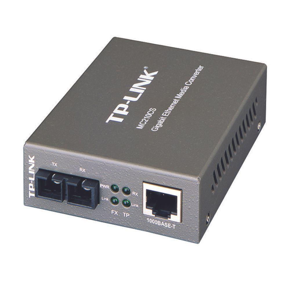 Conversor De Midia Tp-link Mc210cs Gigabit Modo Unico