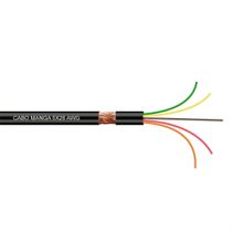 Cabo Manga 5x26 AWG - com Blindagem Preto - 3 Metros