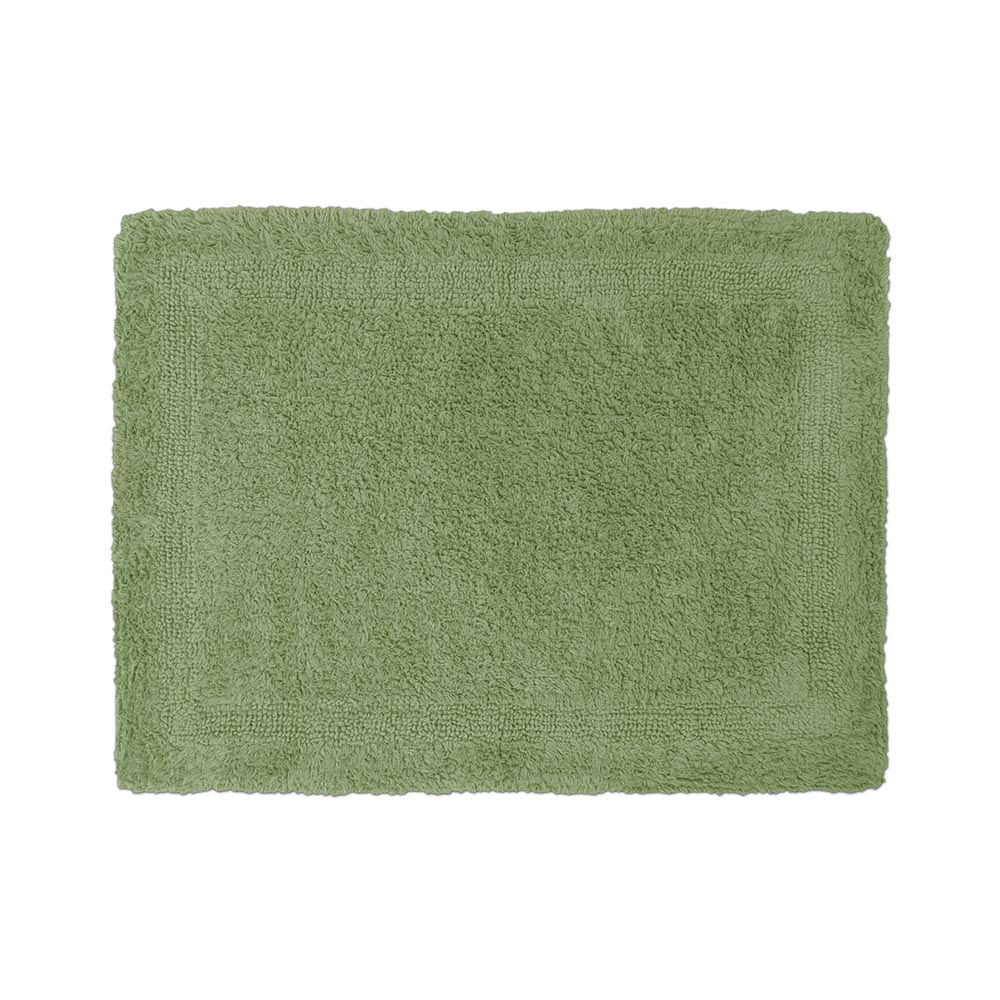 Tapete de Banheiro 50x70cm 100% Algodão Verde Lyon Naturalle