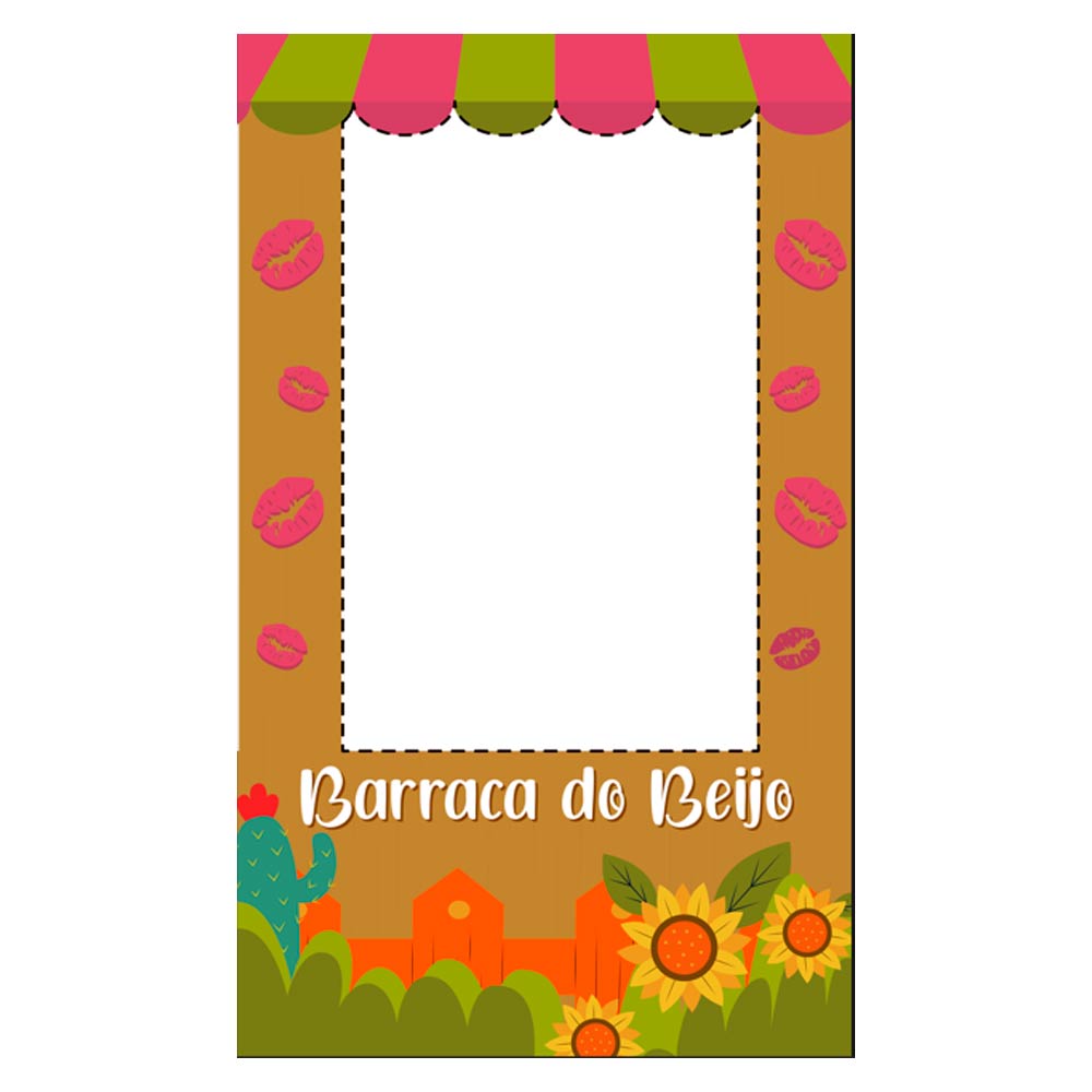 Painel Vazado Junino 30x50cm Playfun - Item Sortido