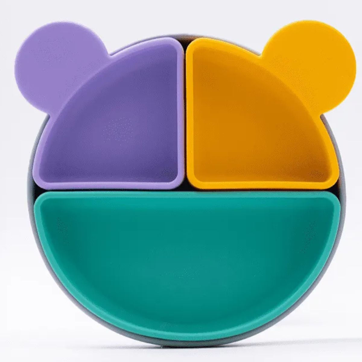 PRATO SILICONE COM DIVISÓRIAS REMOVÍVEIS URSINHO - PETIT PIÁ
