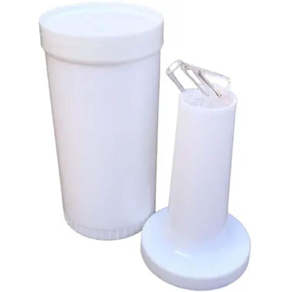 6 Garrafas Storen Pour 1L Brancas Mixologista Armazenar e Servir Caldas Drinks