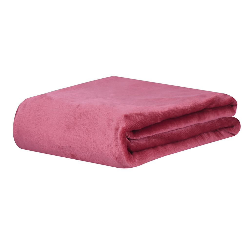 Manta Super Soft 300g Solteiro 1,60mx2,20m Sonhare Malbec