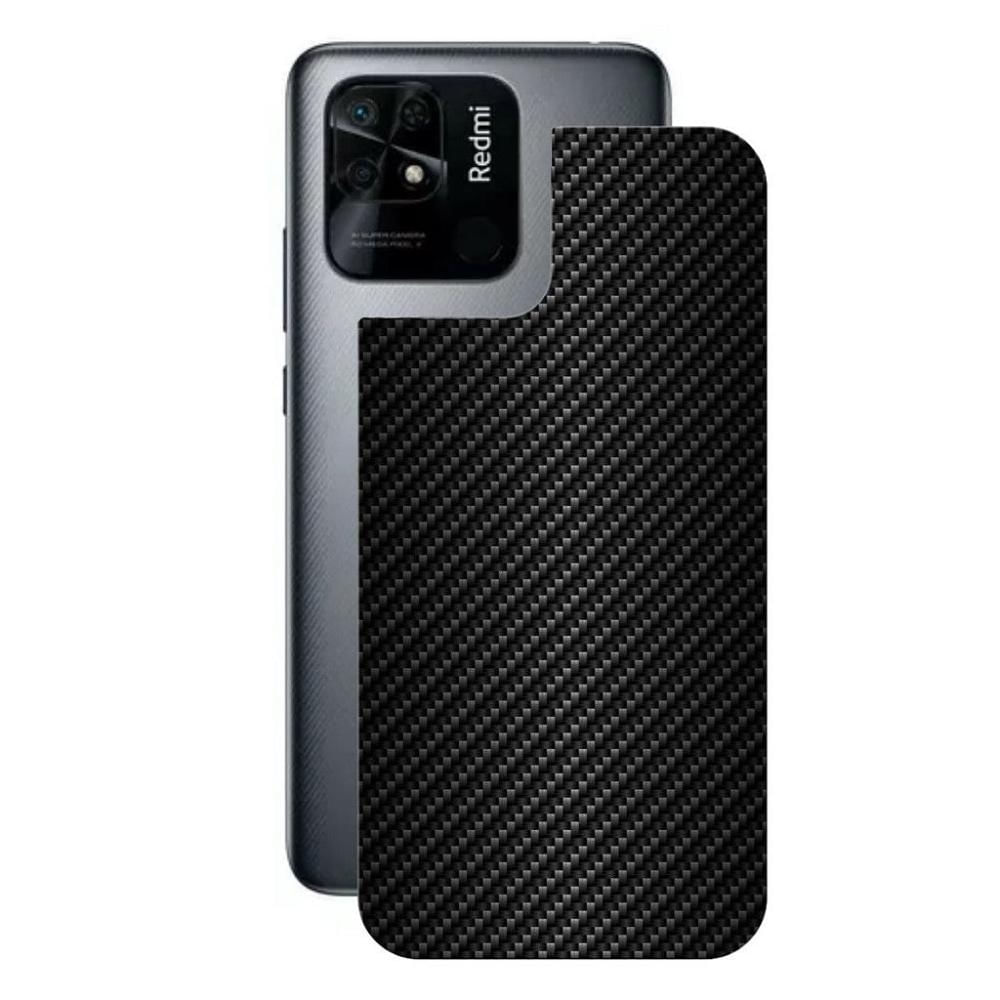 Película para Xiaomi Redmi 10C - Traseira de Fibra de Carbono Preta - Gshield
