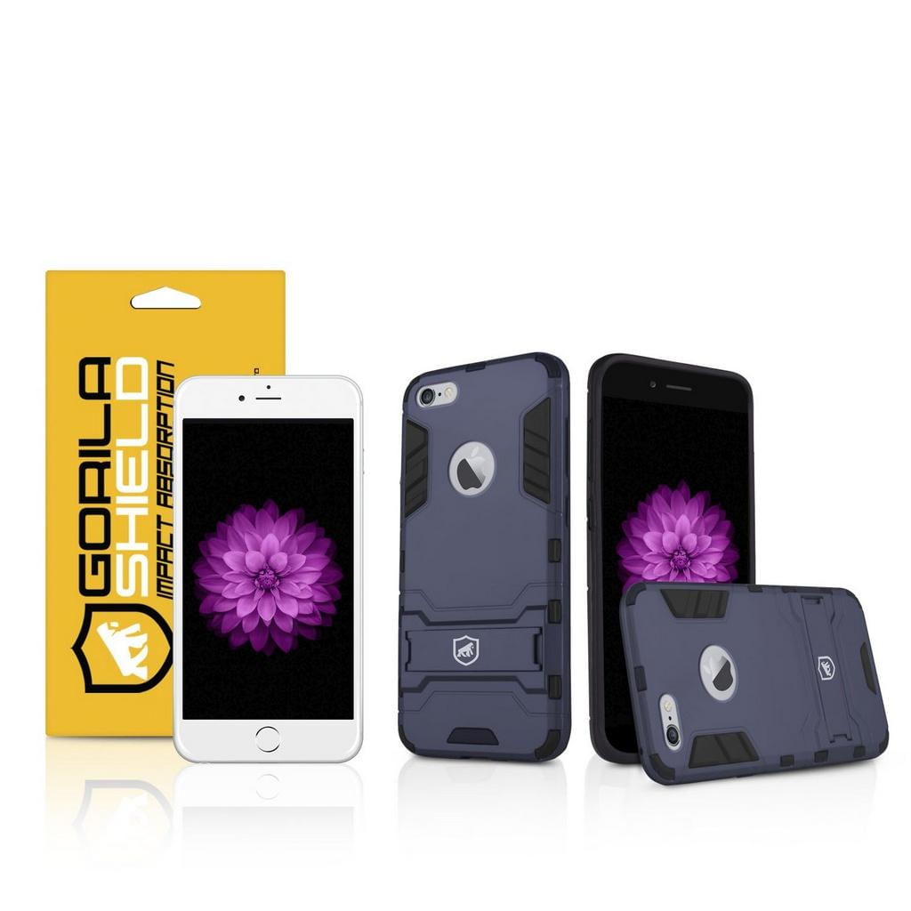 Kit Capa Armor e Película Vidro Dupla Iphone 6 Plus, 6s Plus - Gorila Shield