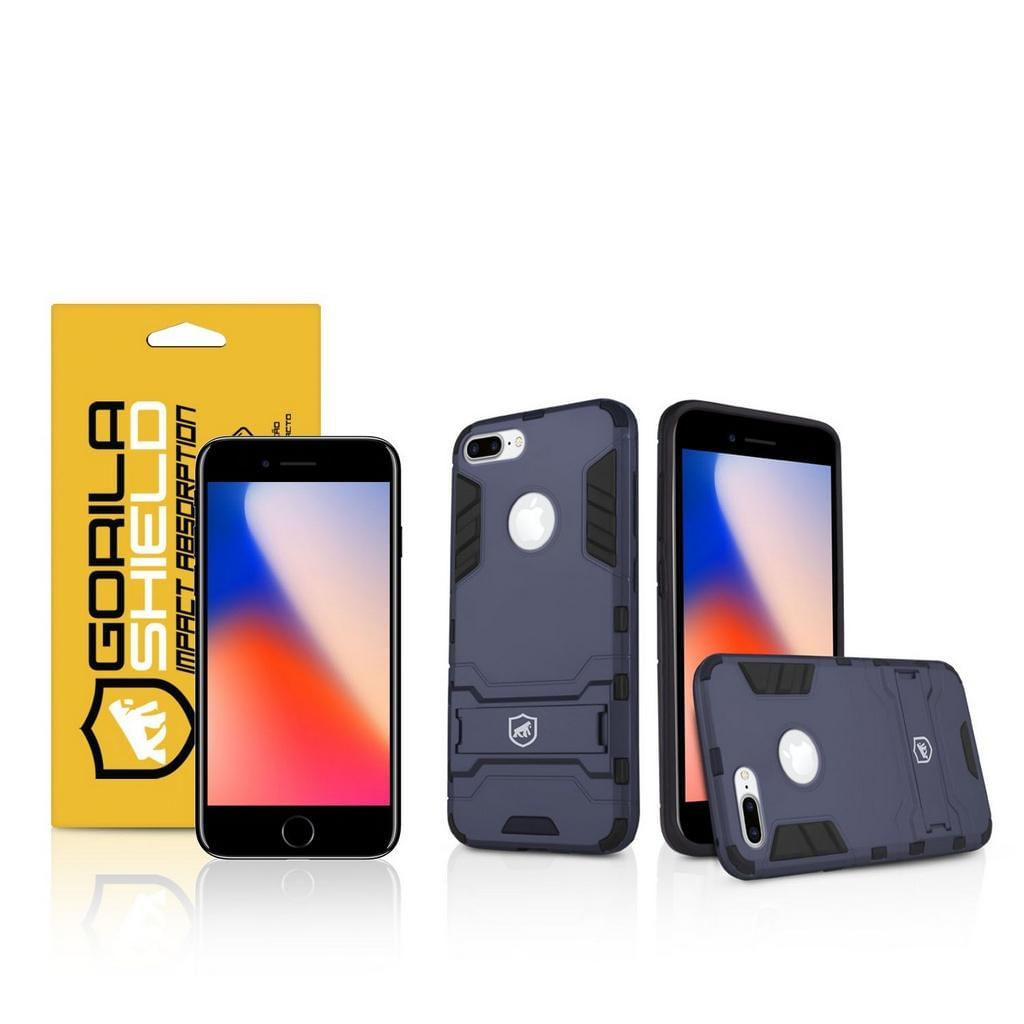 Kit Capa Armor e Película Vidro Dupla para Iphone 8 Plus - Gorila Shield