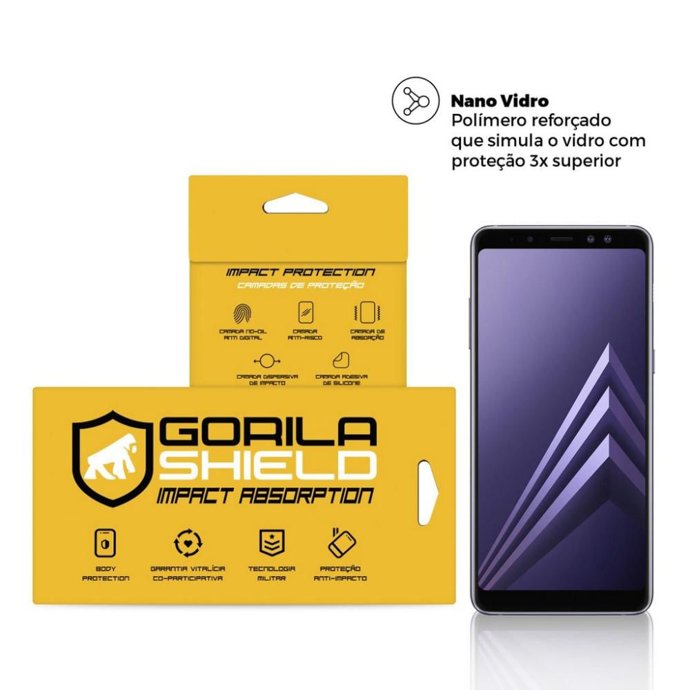 Película de Nano Vidro para Samsung Galaxy A8 Plus - Gorila Shield