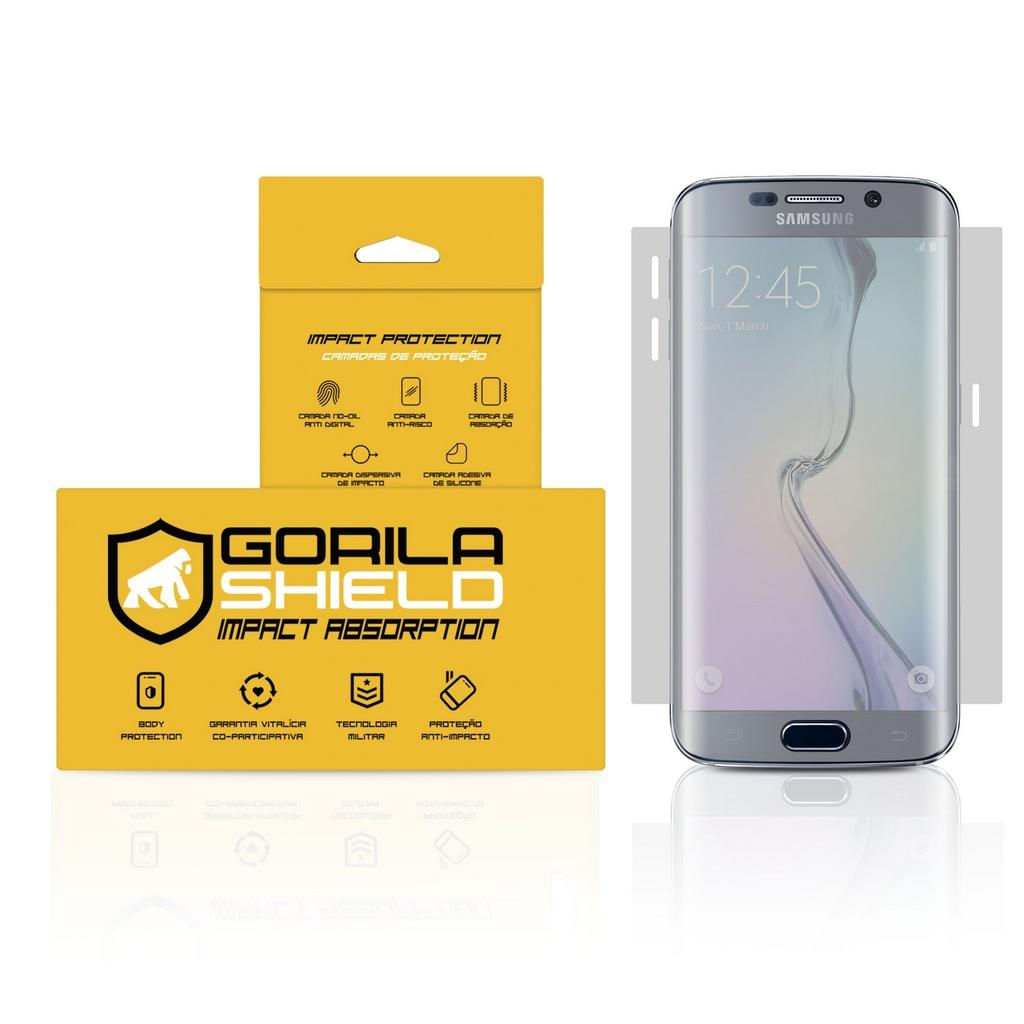 Película Nano Gel Dupla para Samsung Galaxy S6 Edge - Gorila Shield (Cobre toda tela)