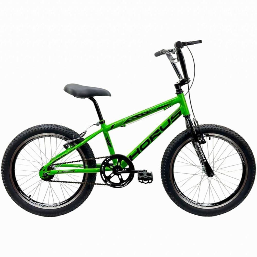 Bicicleta Infantil Aro 20 Bmx Cross Freestyle Pro Horus - Route Bike Verde