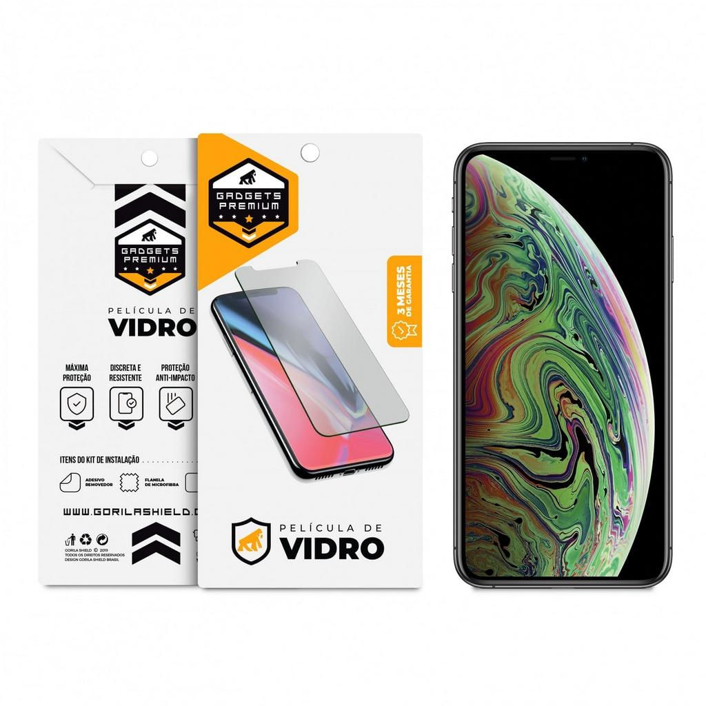 Película de Vidro Dupla para iPhone XS Max - Gshield