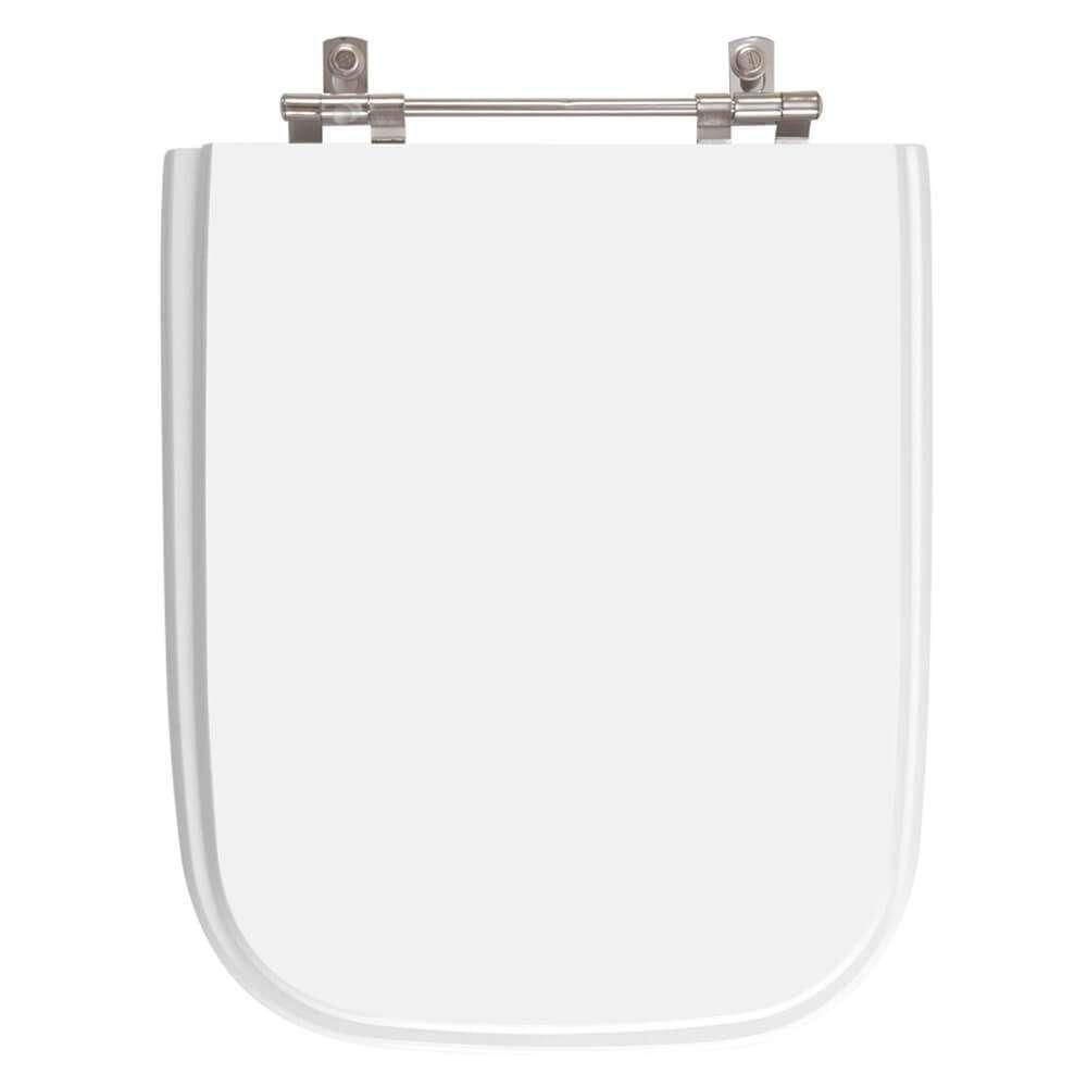 Tampa De Vaso Em Mdf Tivoli Branco Para Bacia Ideal Standard