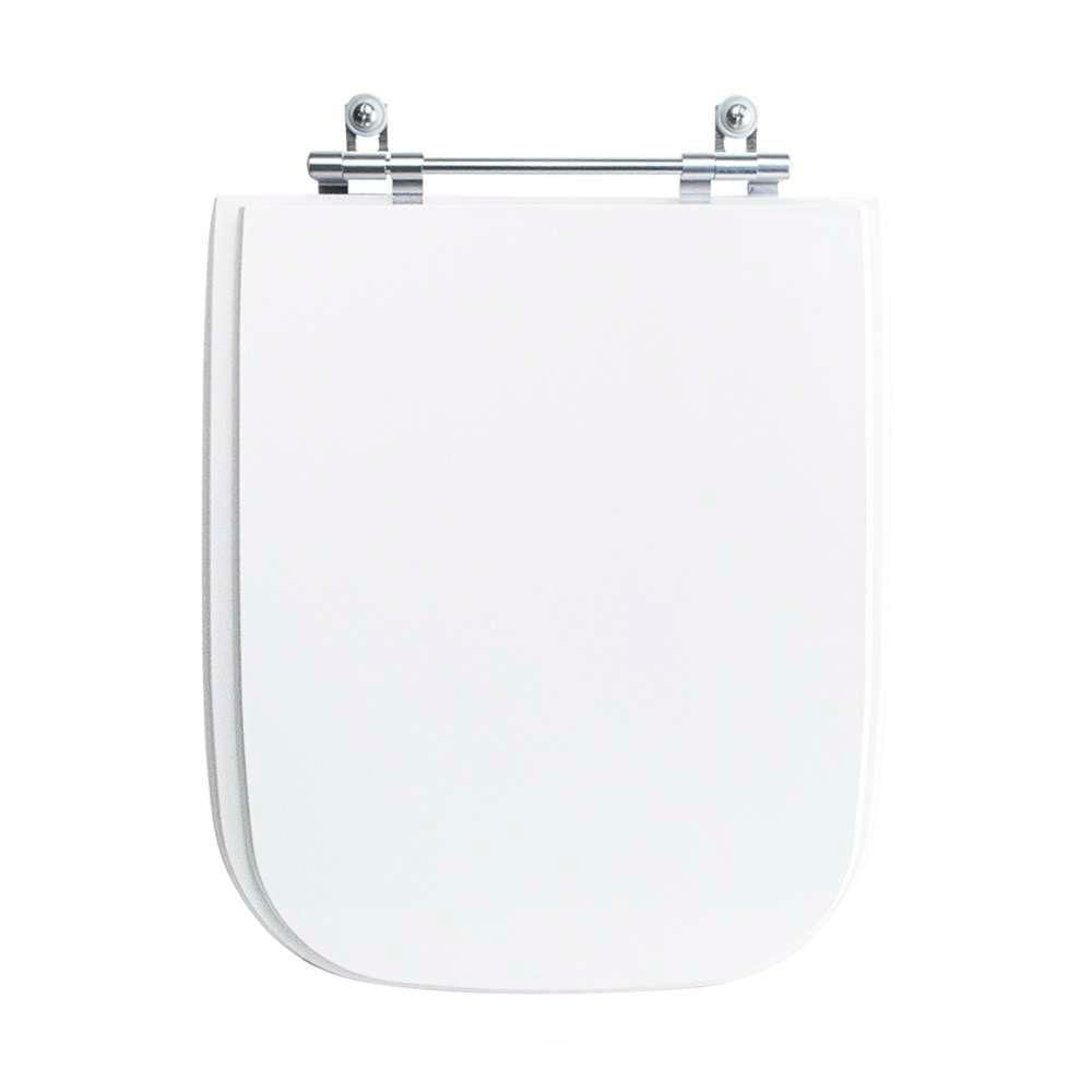 Tampa Vaso Sanitário Madeira Laqueada Tivoli Branco Para Bacia Ideal Standard