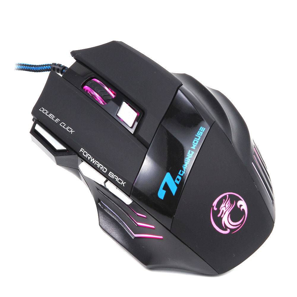 Mouse Para Games 7 Botões Conexão Usb