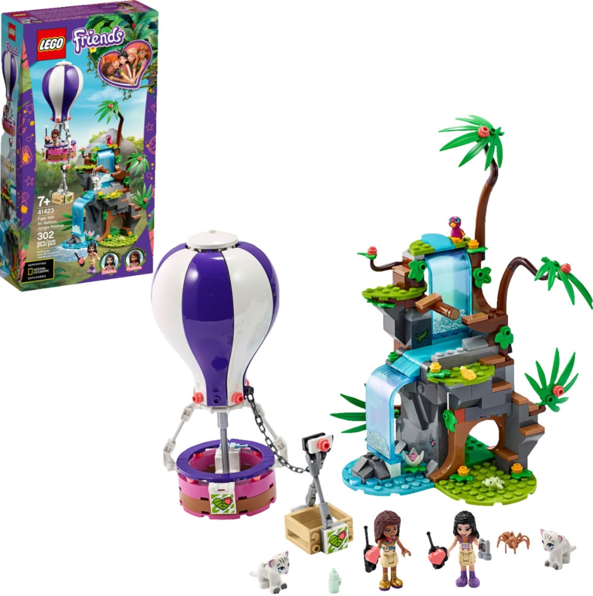 Lego Friends Air Balloon Jungle Rescue - Lego 41423