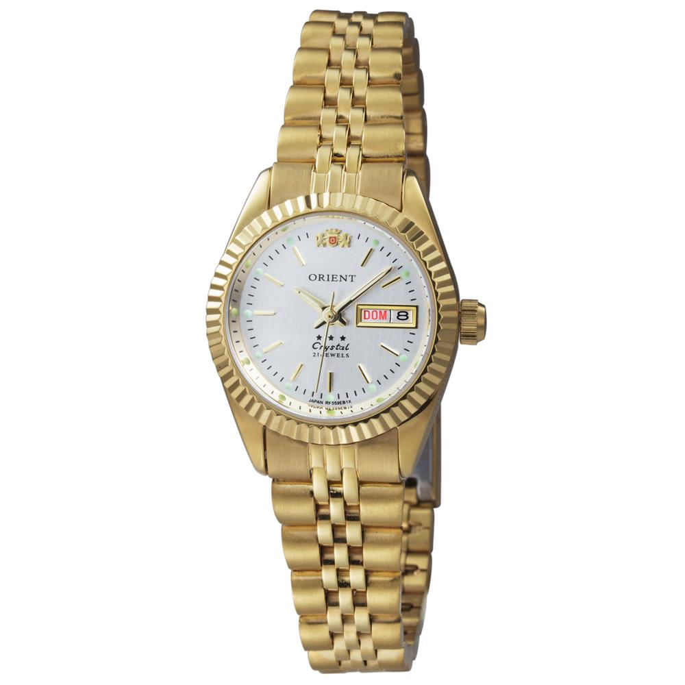 Relógio Orient Feminino Ref: 559eb1nh B1kx Clássico Dourado Automático